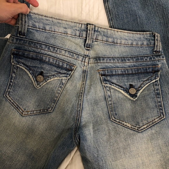 Vintage y2k 90’s low rise Guess Jeans denim I am gia - Picture 3 of 4